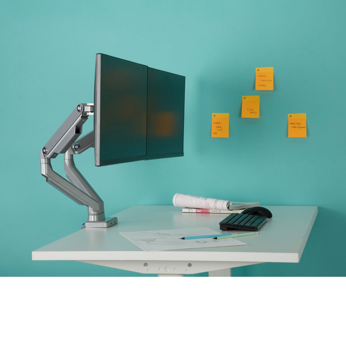 Percy Dual Monitor Arms - Sale