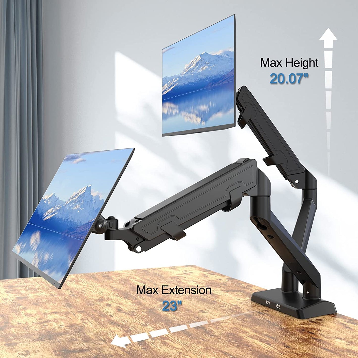 Percy Dual Monitor Arms