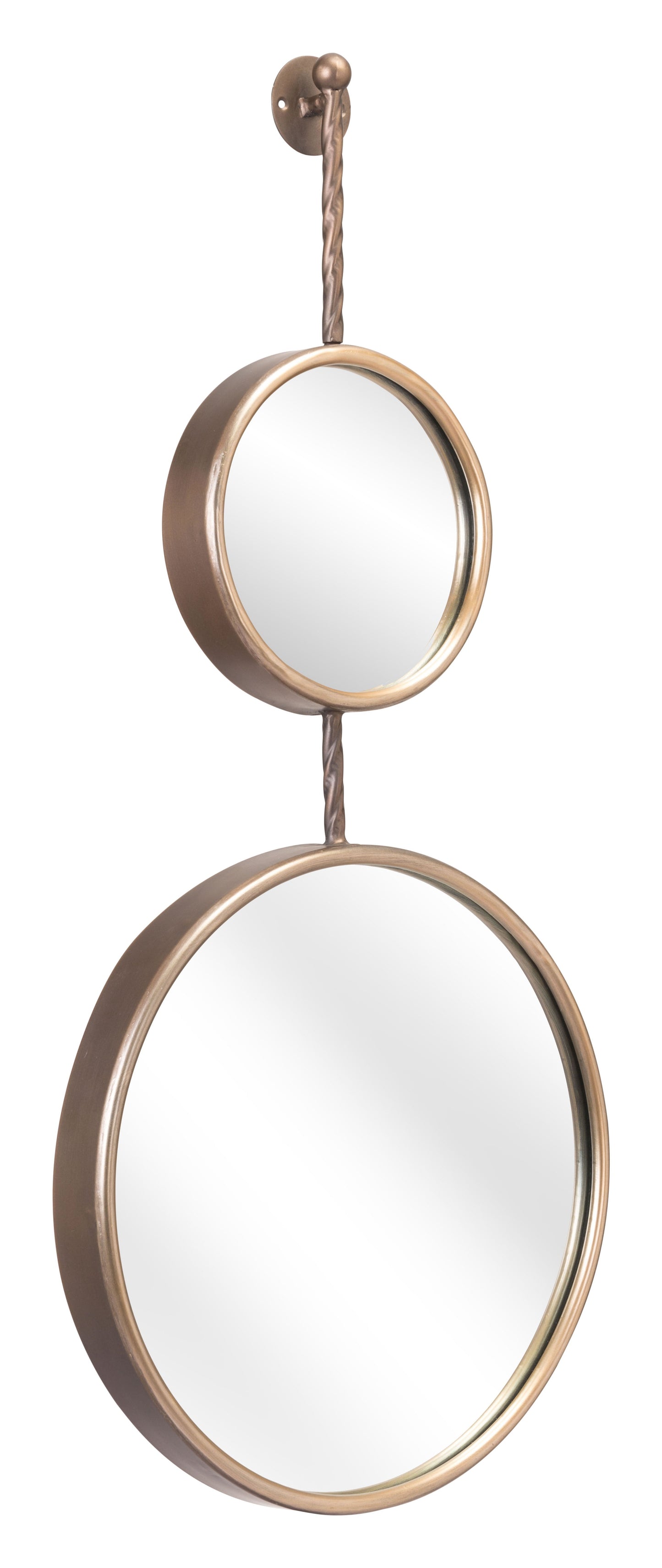 Golden Rearview Mirror