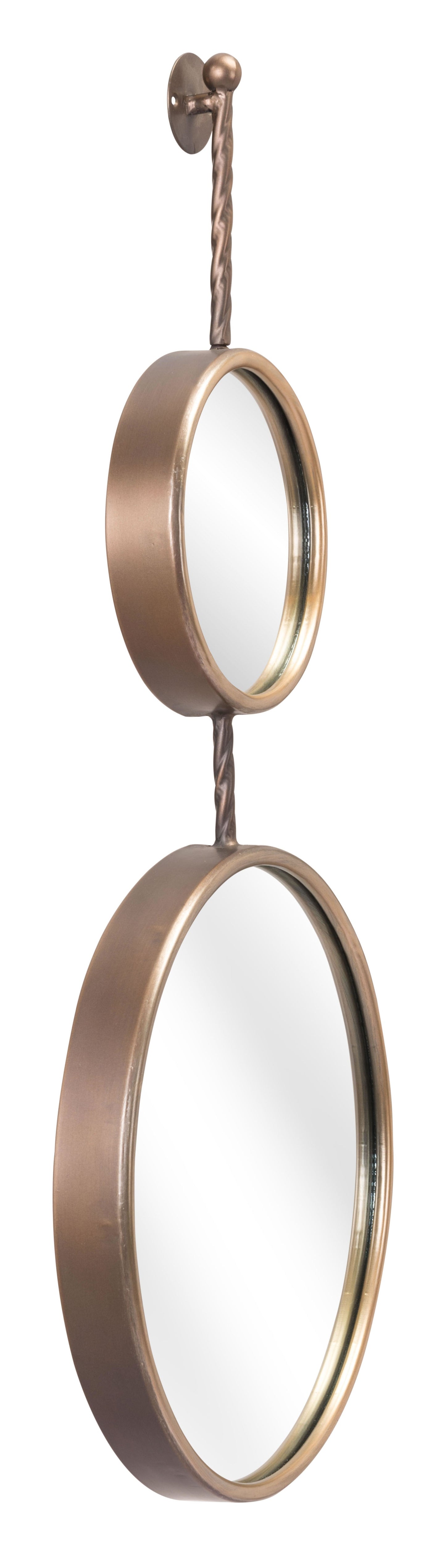 Golden Rearview Mirror
