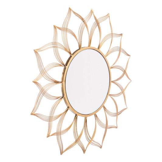 Golden Flower Mirror