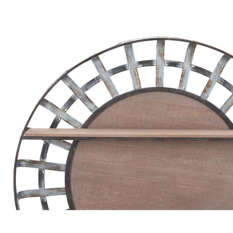 Round Brown Shelf
