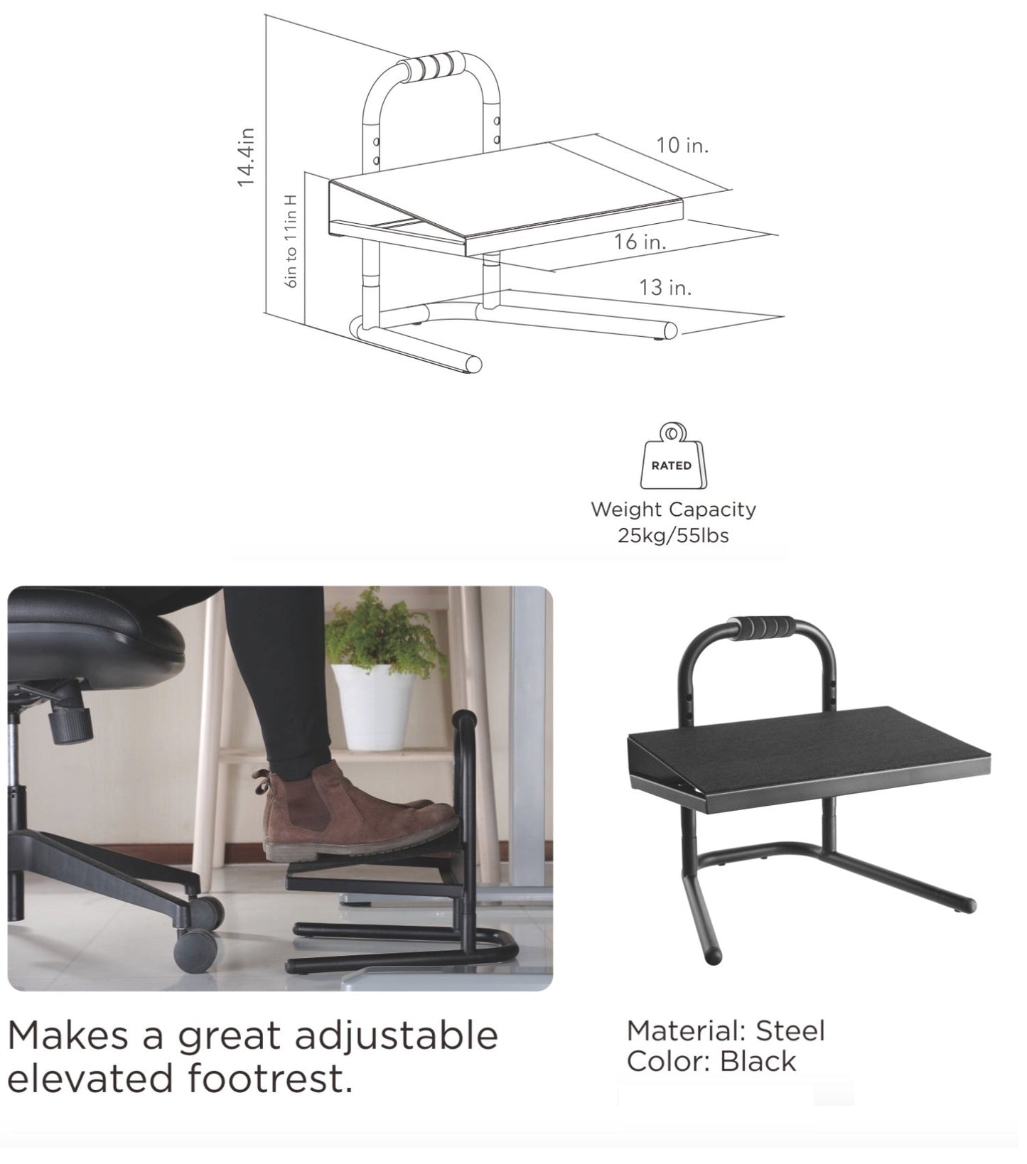 Standing Desk Foot Stool