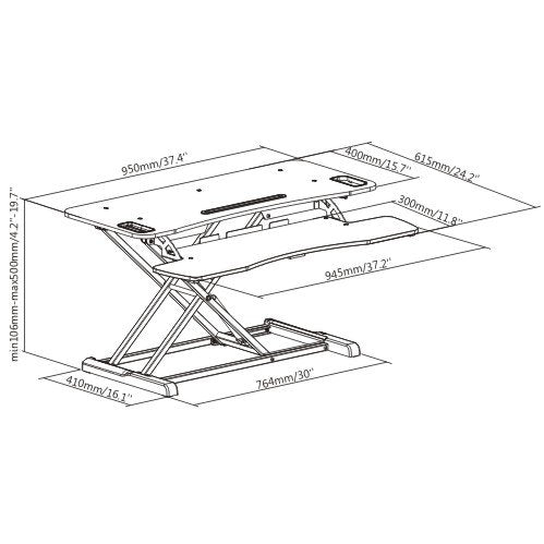 DeskRiser 37X