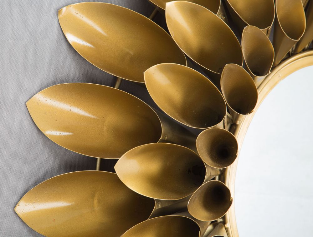 Gold Circles Mirror