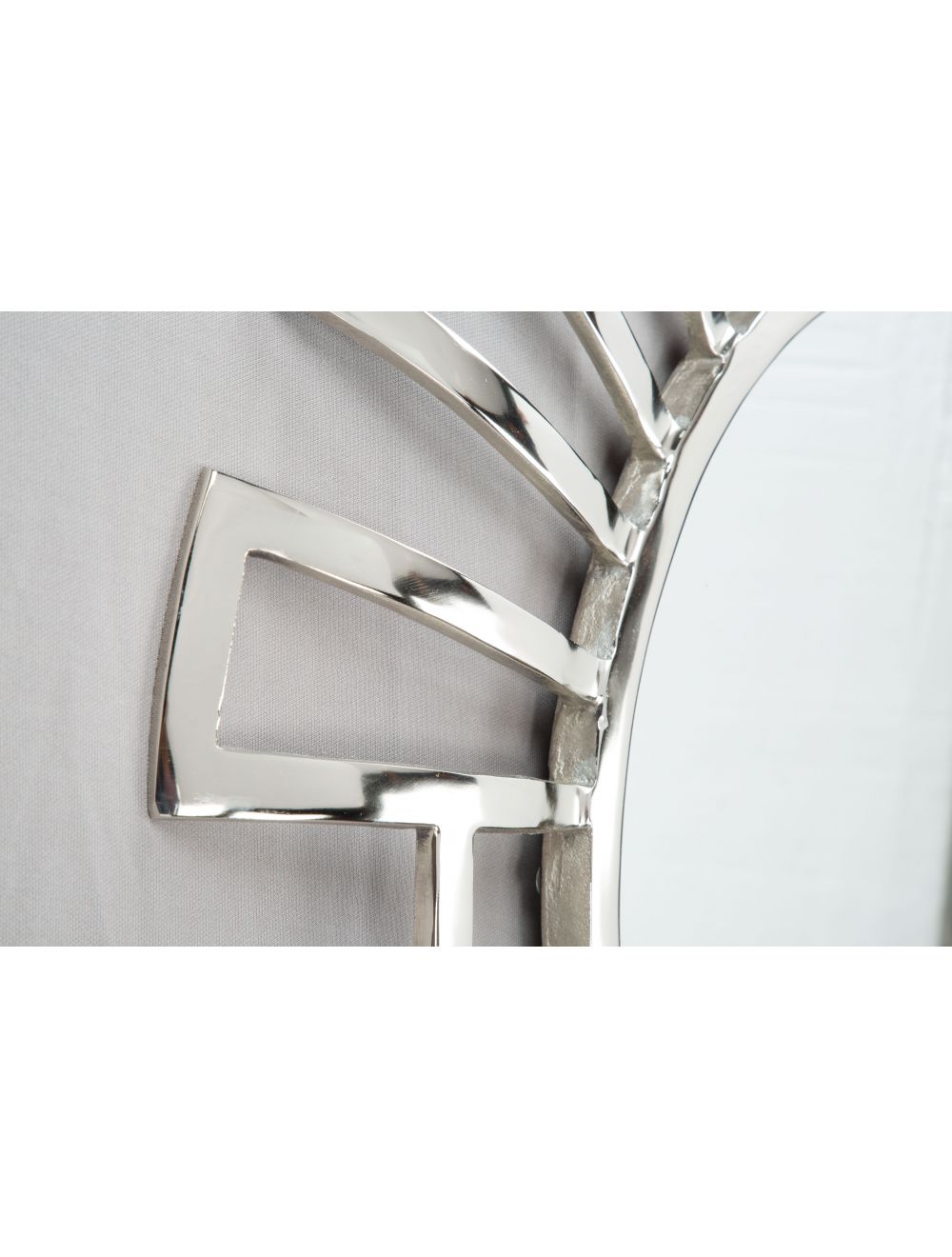 Abani Round Mirror Silver