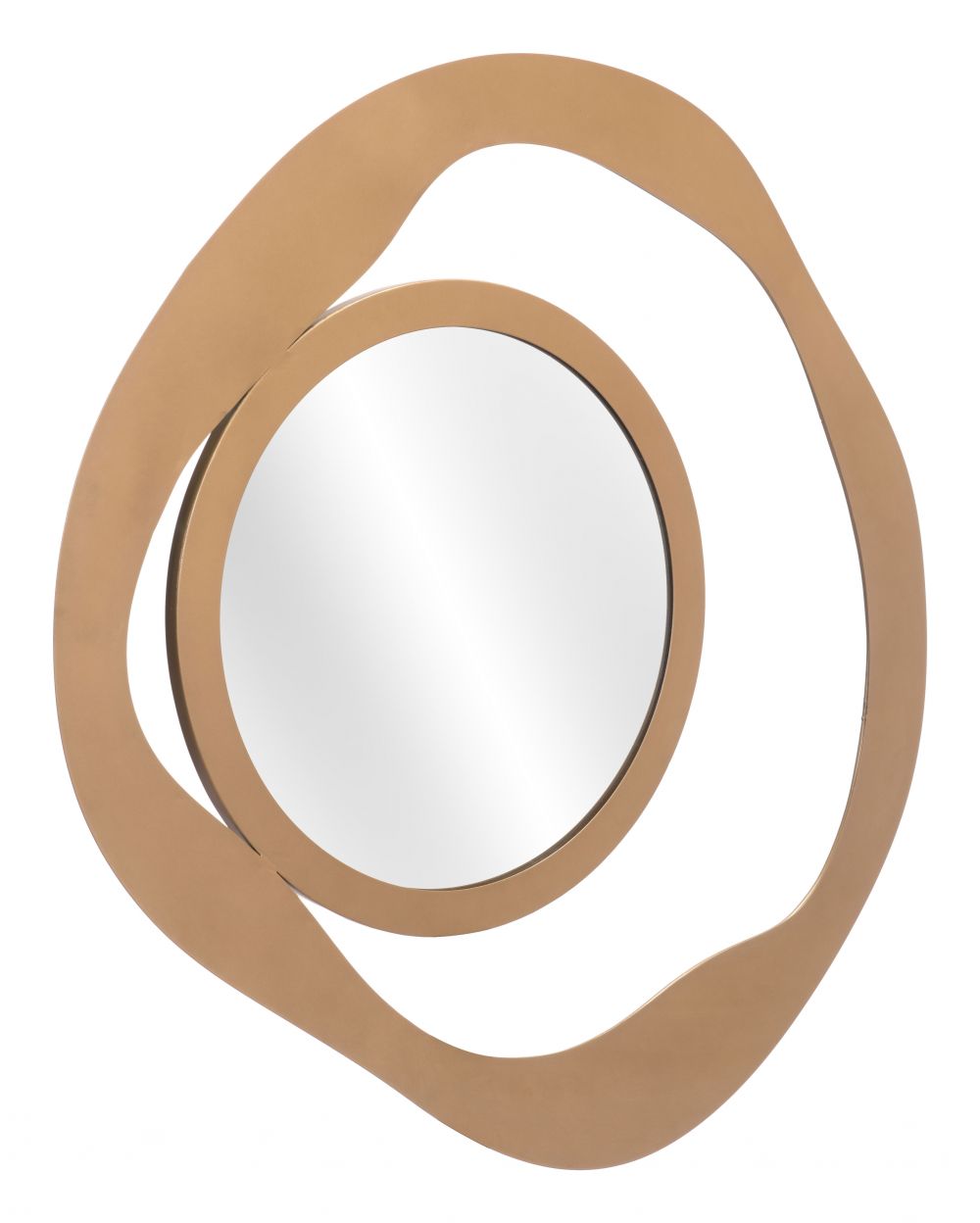 Gold Circles Mirror 2