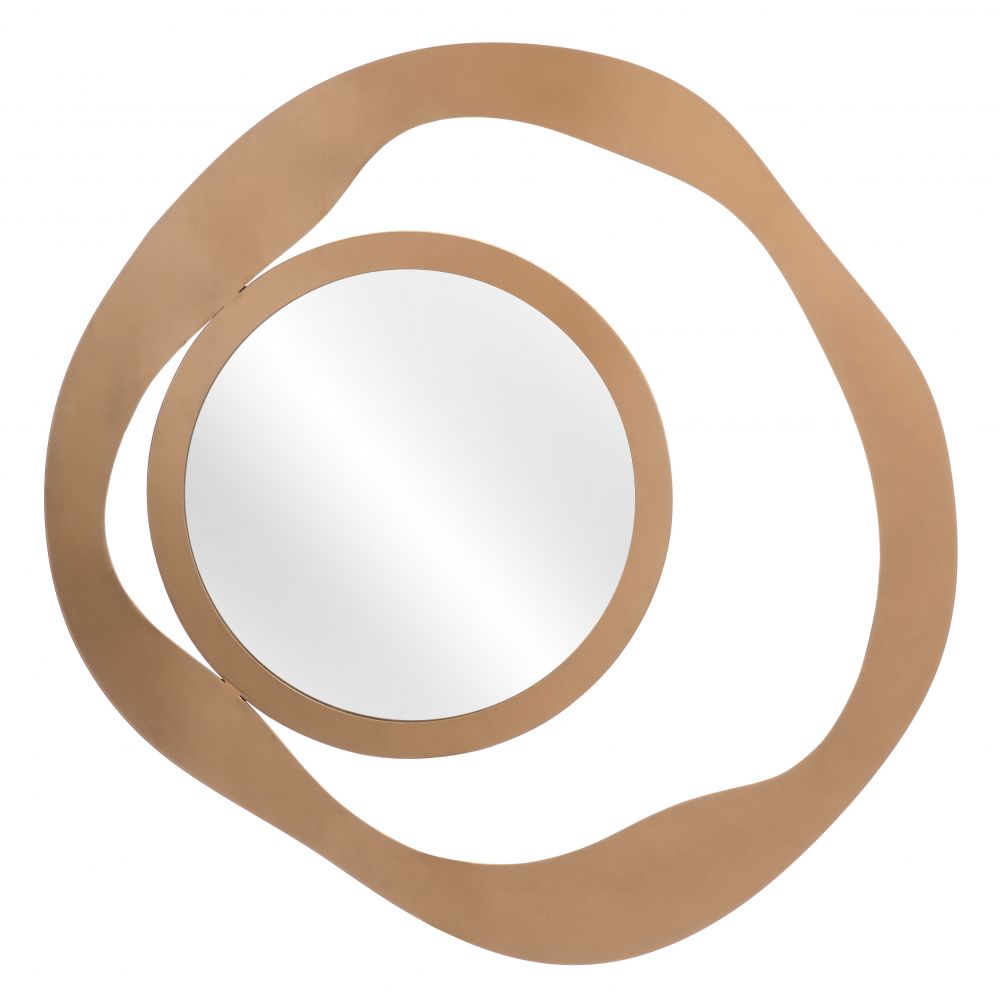 Gold Circles Mirror 2