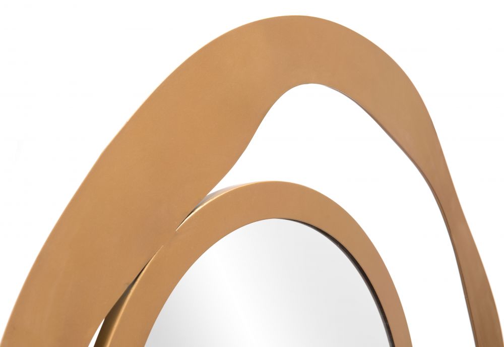 Gold Circles Mirror 2
