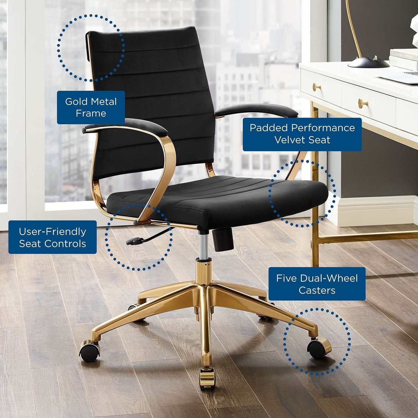 Goldie Velvet Chair