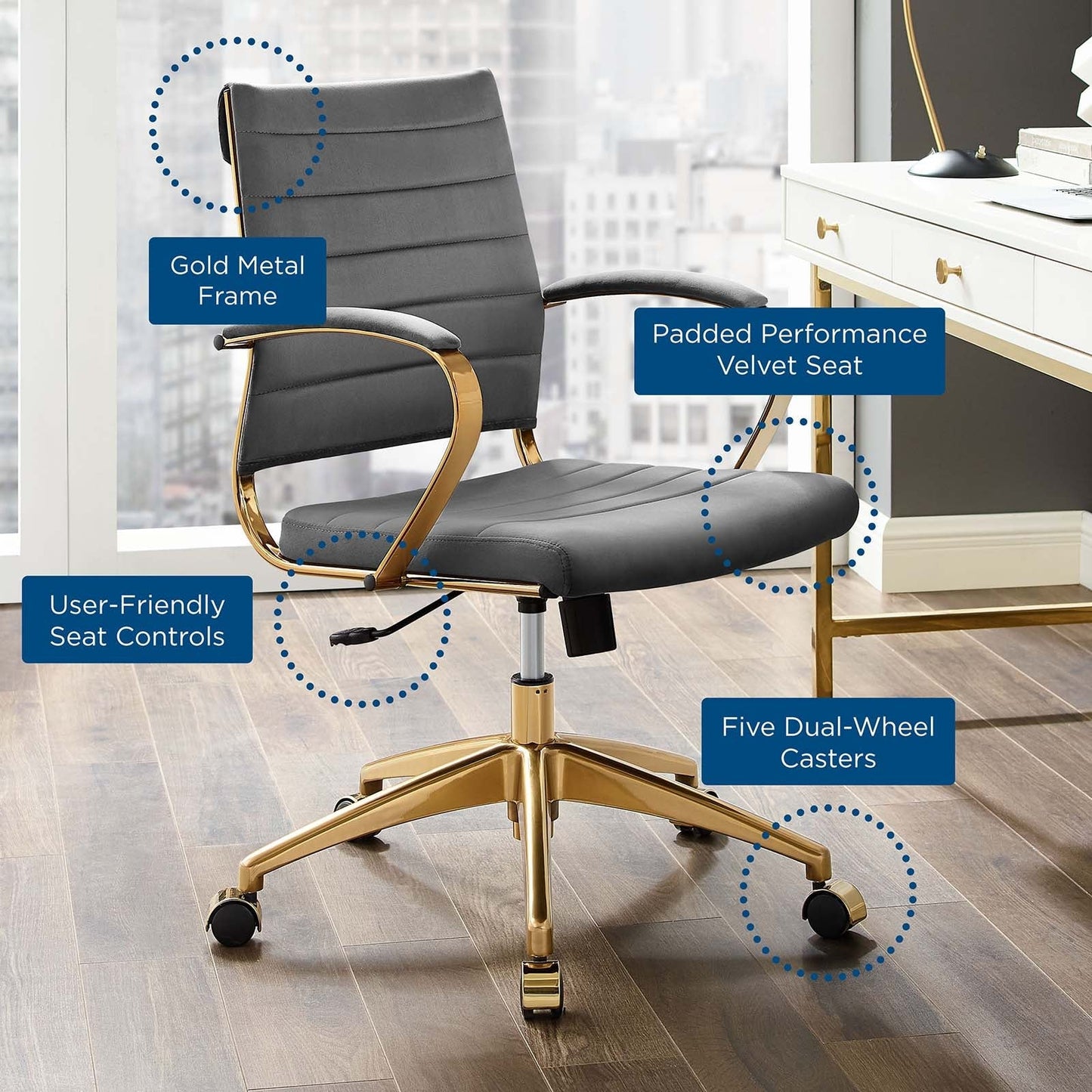 Goldie Velvet Chair