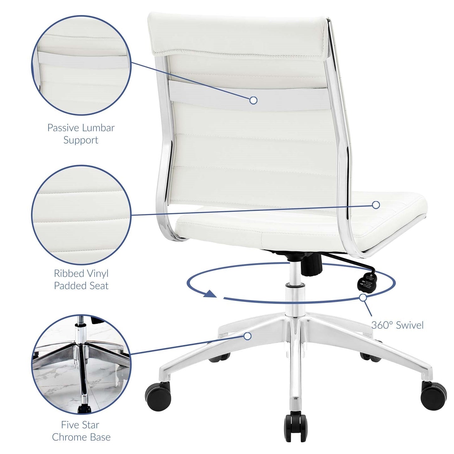 Jesper Armless Chair
