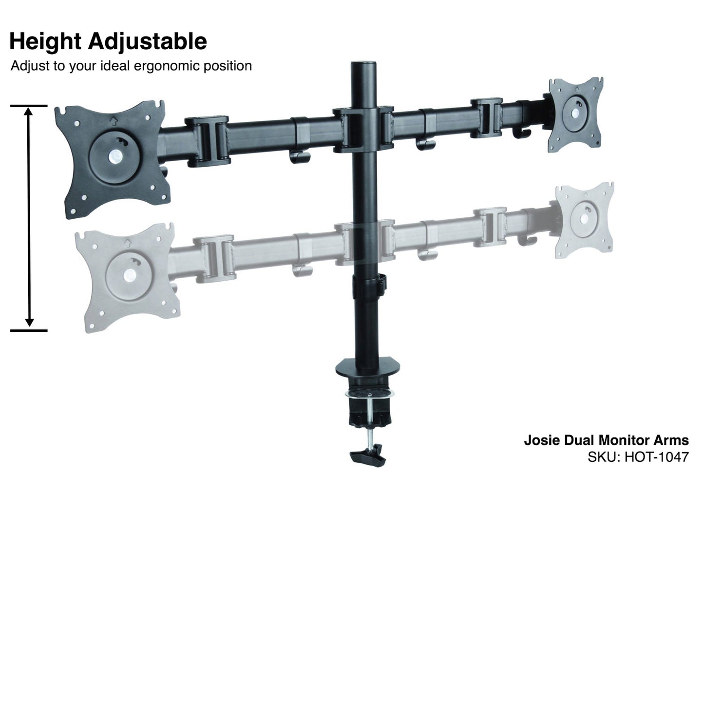 Josie Dual Monitor Arms