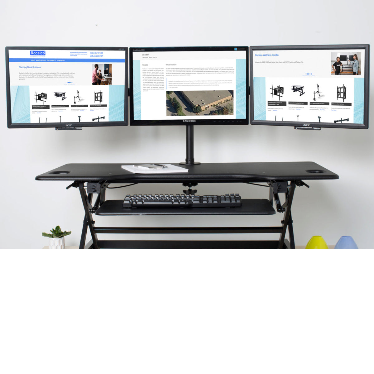 Josie Triple Monitor Arms