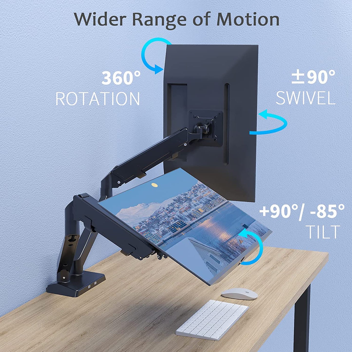 Percy Dual Monitor Arms